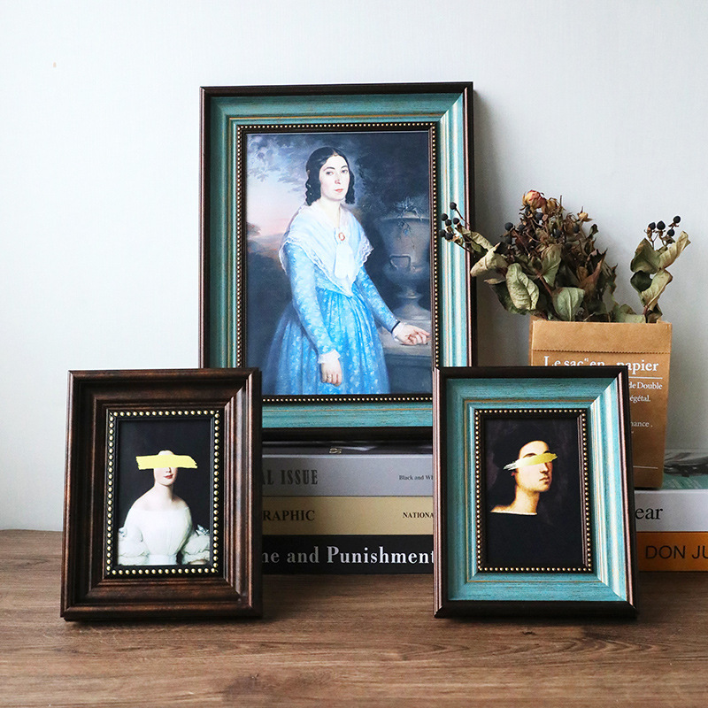 American Retro 7-Inch 8inch 10inch Photo Frame Table Photo Frame Photo Album Rack 16-Inch 20-Inch 8K Picture Frame Mounting Wall Hanging American Retro 7-Inch 8inch 10inch Photo Frame Table Photo Frame Photo Album Rack 16-Inch 20-Inch 8K Picture Frame Mounting Wall Hanging