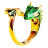 Enamel, adjustable ring, trend accessory suitable for men and women, European style, wholesale