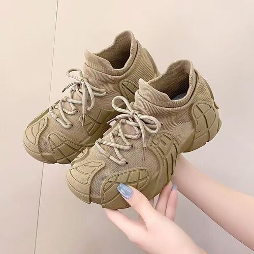 Hollywood Sneaker 2025 New Summer Dad's Lightweight Air-Weave Elastic Breathable Slippers
