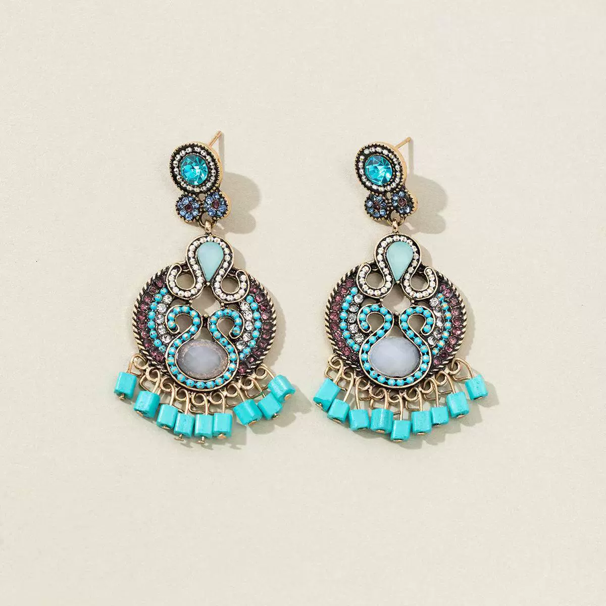 Европейская и американская мода простой богемный стиль ретро темперамент многослойный бисер женское ожерелье 1122