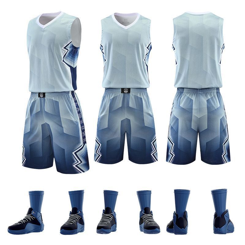 Basketball basketball uniform for training, gradient