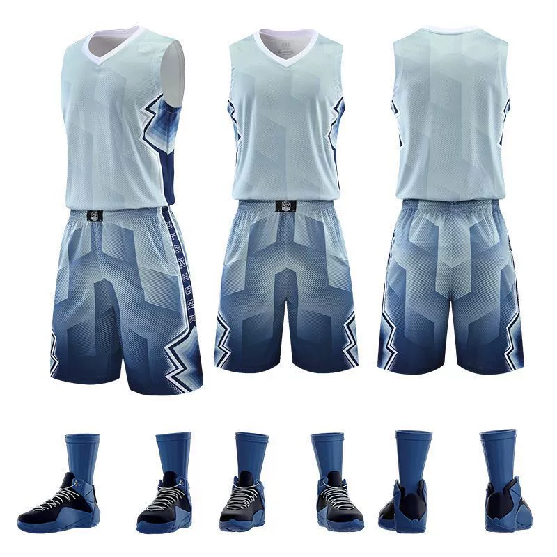 Basketball basketball uniform for training, gradient