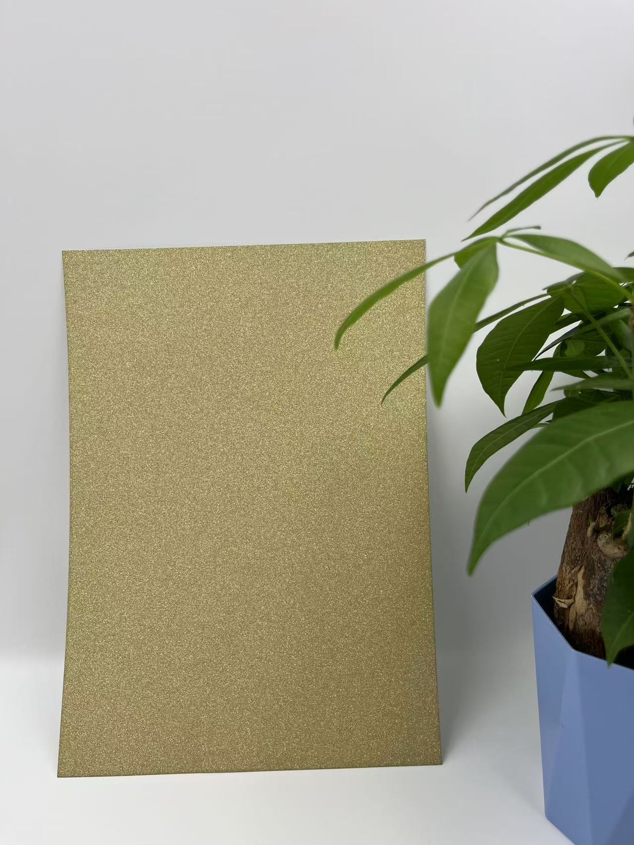 En stock A3A4 cartón brillo 250g no derramamiento de papel rosa jardín de infantes DIY material hecho a mano papel de polvo de oro de papel