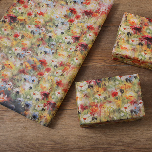 Vintage Monet Garden Sydney Paper Thickened High Sense Floral Gift Wrapping Paper Lining Paper Handmade DIY Material