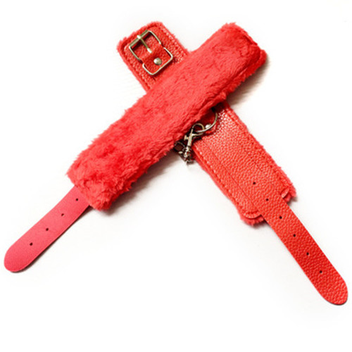 SM plush handcuffs flirting and binding adult sex toys couple bondage training alternative set toys wholesale