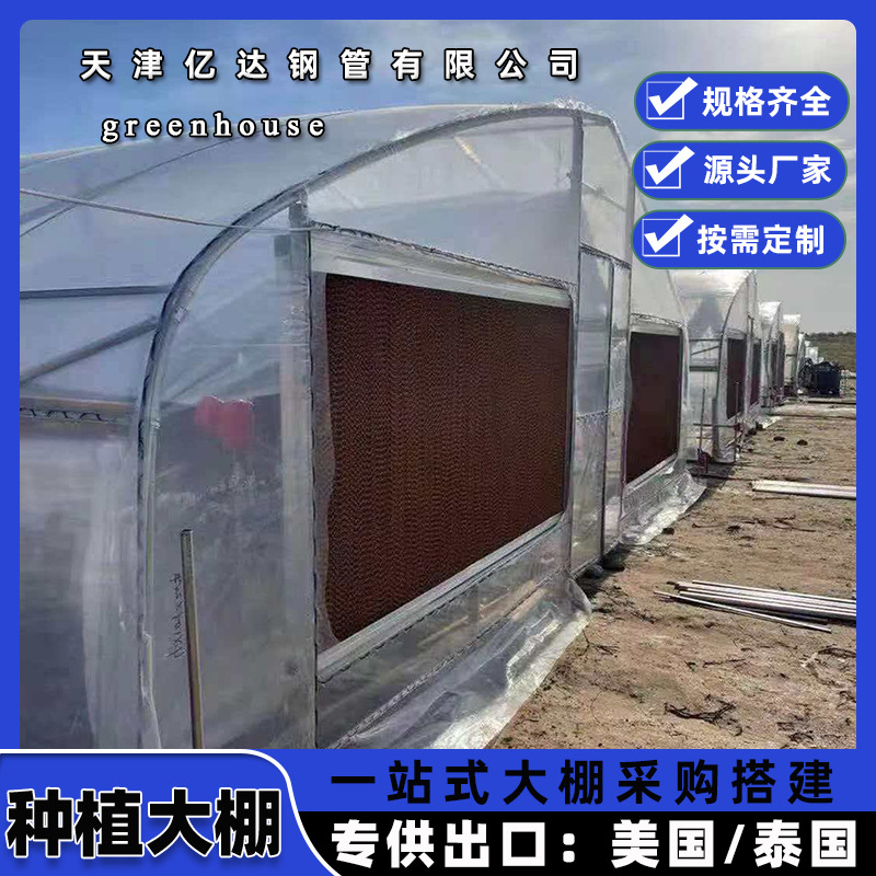 出口农业种植大棚管内棚黑白膜避光遮阳大棚铺设防草布避光遮阳网