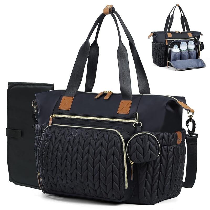 In-Stock Mommy Baby Diaper Bag Tote Bag Large Capacity Travel Diaper Bag Maternity Hospital Bag with Pacifier Pouch In-Stock Mommy Baby Diaper Bag Tote Bag Large Capacity Travel Diaper Bag Maternity Hospital Bag with Pacifier Pouch