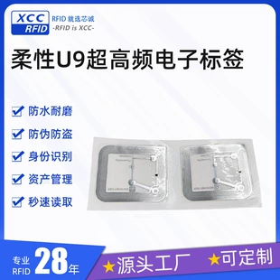 Гибкая UHF RFID-наклейка U9/H9 защита от металла