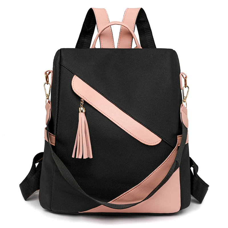 Transfronterizo al por mayor 2025 nueva mochila antirrobo para mujer simple y versátil mochila de viaje de cercanías urbana mochila escolar de moda