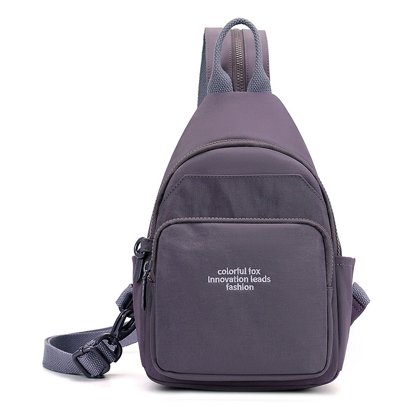 Colorful Fox Universal nylon one-shoulder bag for leisure, backpack