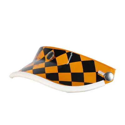 Three-Button Helmet Visor Modification Dəbilqə (Kaska) aksesuarları - orange