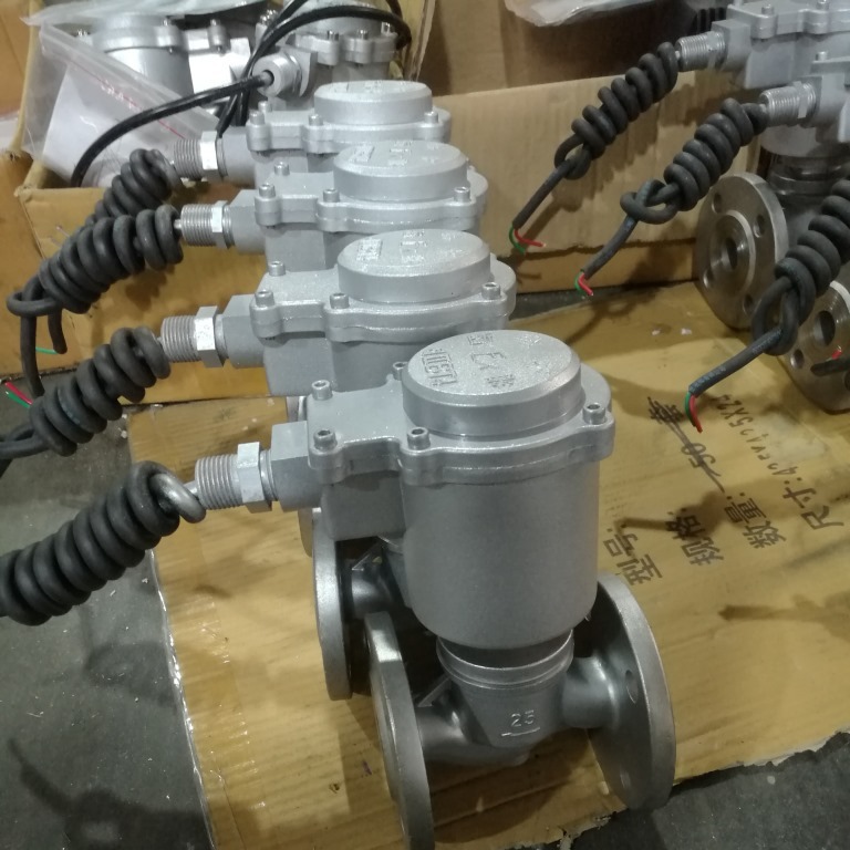 ZBSF全不锈钢法兰电磁控制阀酸碱高温蒸汽电磁阀耐腐蚀耐高温