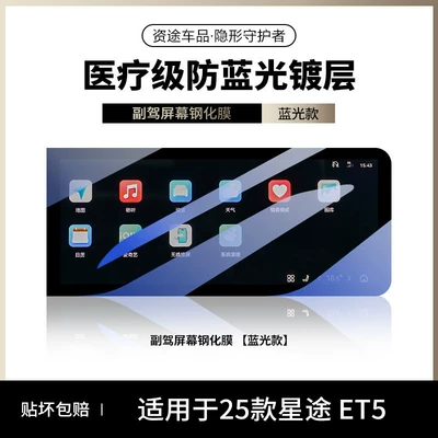 Starway ET5, modification film, interior dashboard — Car interior film - 26-models-of-starway-et5-blue-light-version-passenger-side-soft-light-eye-protection-anti-blue-light