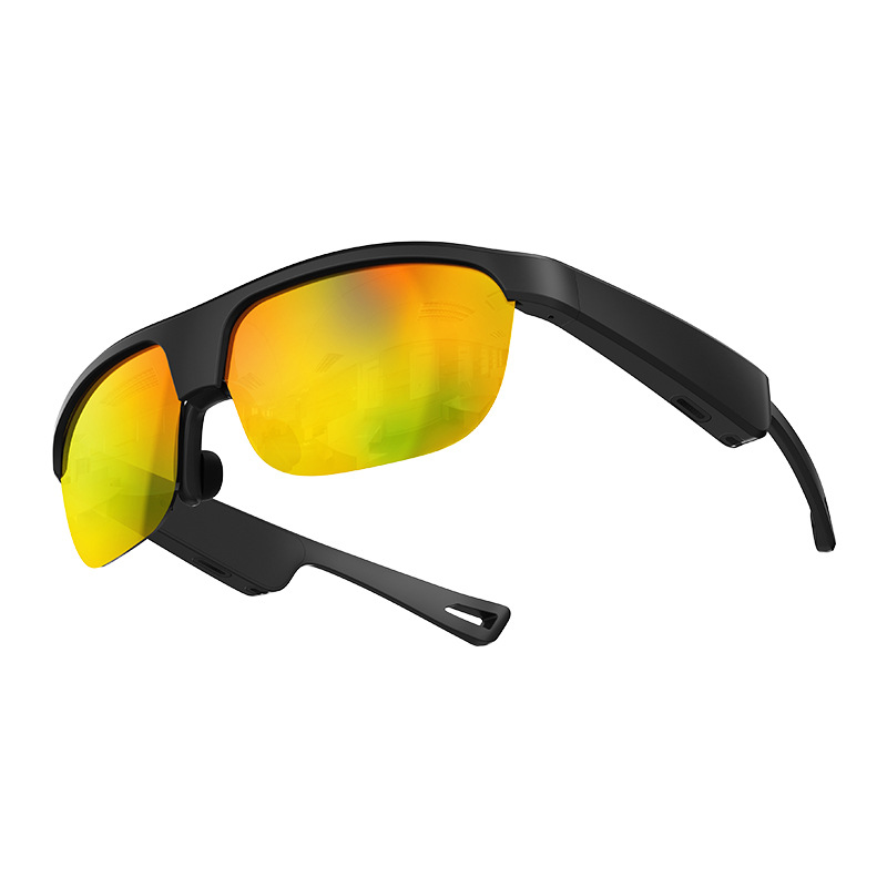 Al Aire Libre ciclismo gafas de sol polarizadas negro tecnología direccional de audio auriculares inalámbricos gafas inteligentes de tinta gafas inteligentes Bluetooth