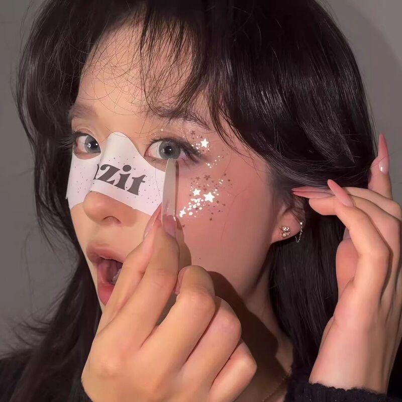 Flashing Star Freckle Stickers, Same Style as Taylor Swift, Face Stickers for Parties, Tattoo Stickers, Concert Glitter Makeup Stickers Flashing Star Freckle Stickers, Same Style as Taylor Swift, Face Stickers for Parties, Tattoo Stickers, Concert Glitter Makeup Stickers
