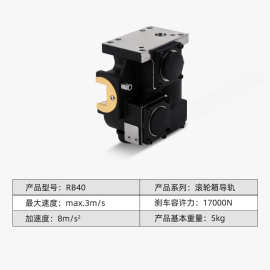 RB52机床设备滚轮箱导轨 体桁架箱体滑块 重型机械手滚轮箱模组