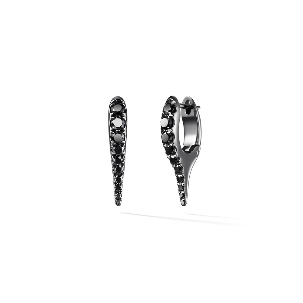 Earrings Classification 1 Pair Quantity Daily, Shopping Occasion 925 Sterling Silver Material 1 Pair 925 Sterling Silver Zircon Geometric Earrings
