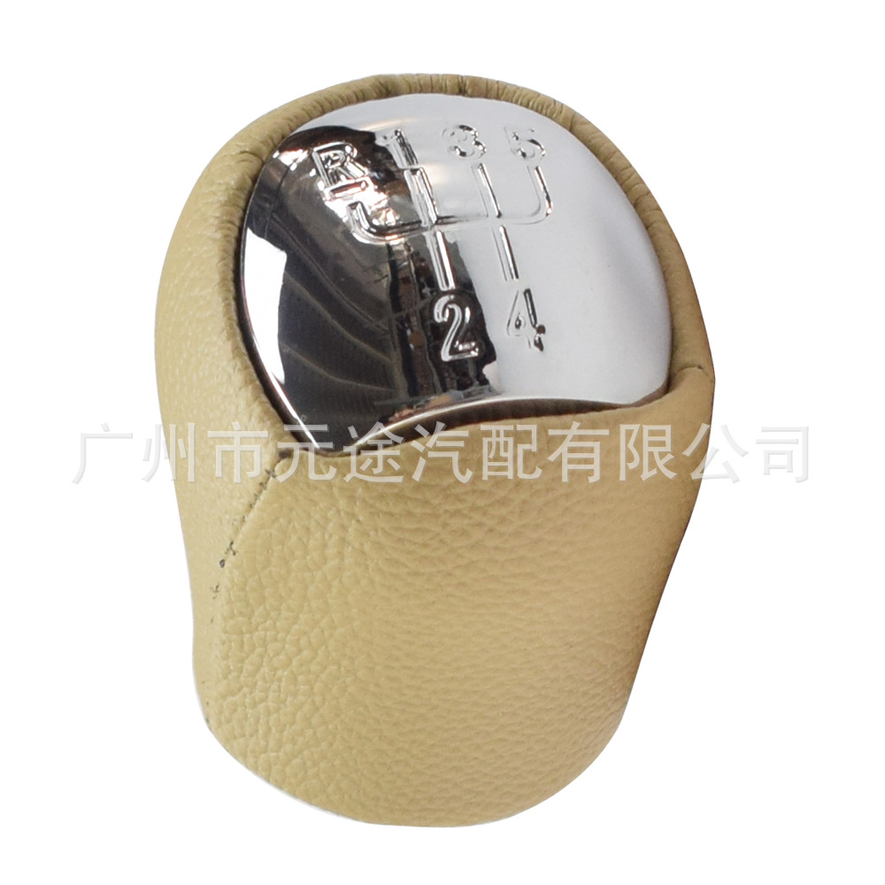 Suitable for Renault scenery Clio Megan/Laguna Dacia shift knob handball wrapped leather double slit gear head