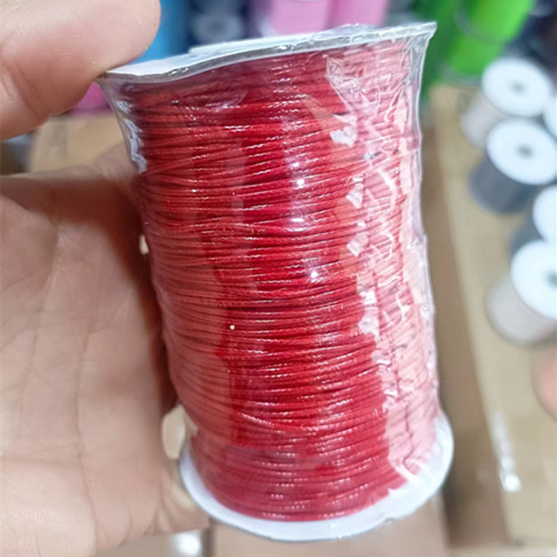 Cuerdas de cera multicolores cuerdas de cuero PU cuerdas de cera trenzadas cuerdas creativas collares colgantes image 11