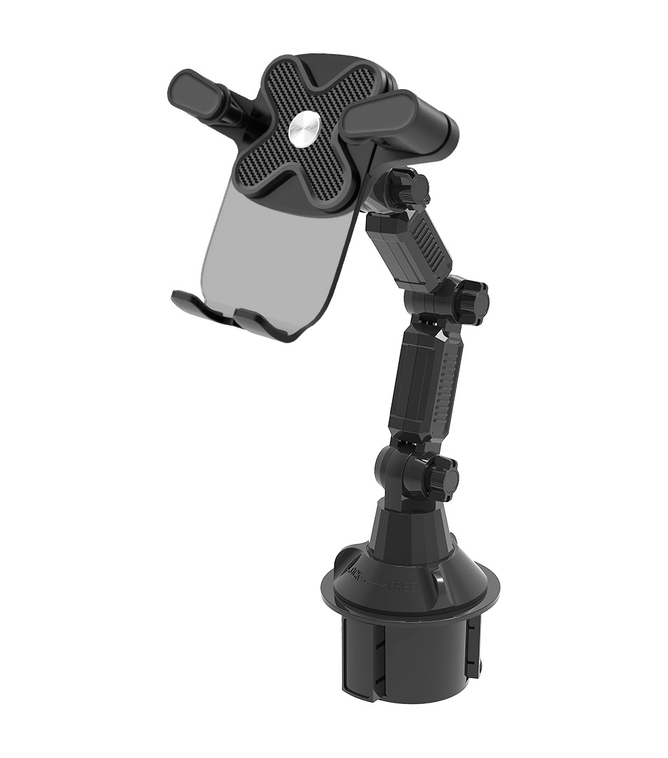 Cross-Border Car Water Cup Holder Phone Stand, Car Dashboard Navigation Stand, Multi-Joint Magnetic Stand