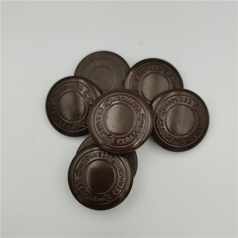 30 круглых кусочков цвета карри