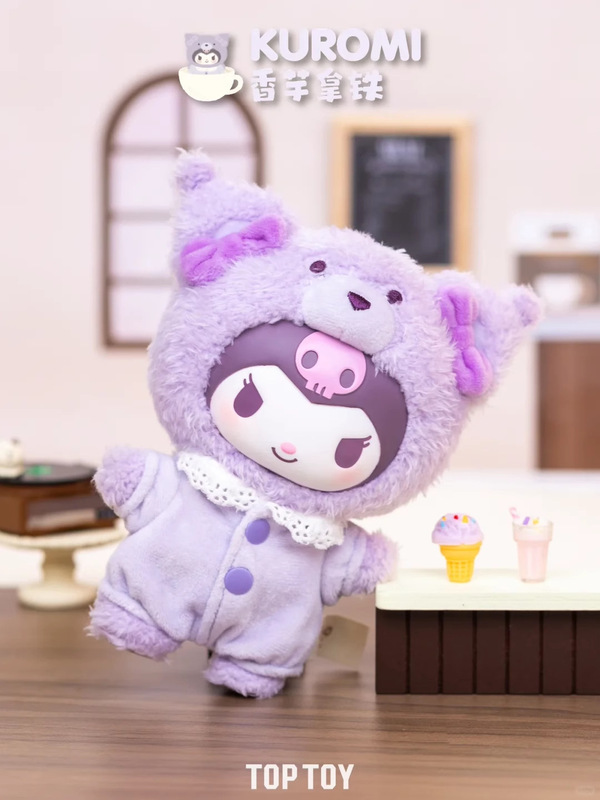 正版三丽鸥家族姐妹团穿搭系列搪胶毛绒盲盒库洛米潮玩礼物|undefined
