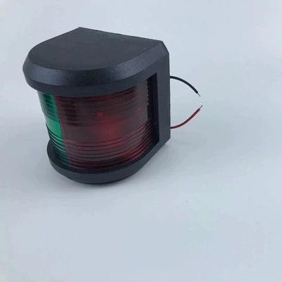 Avtomobil ehtiyat hissələri — Lights, Marine Stern Lights, Speedboat Mast Lights - large-two-color-redgreen-lampshade-black-shell