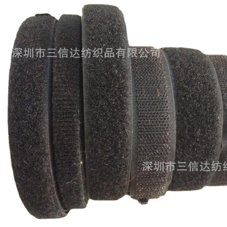 现货魔术贴绿色魔术贴捆绑带射出勾扎带PVC魔术贴软胶魔术贴