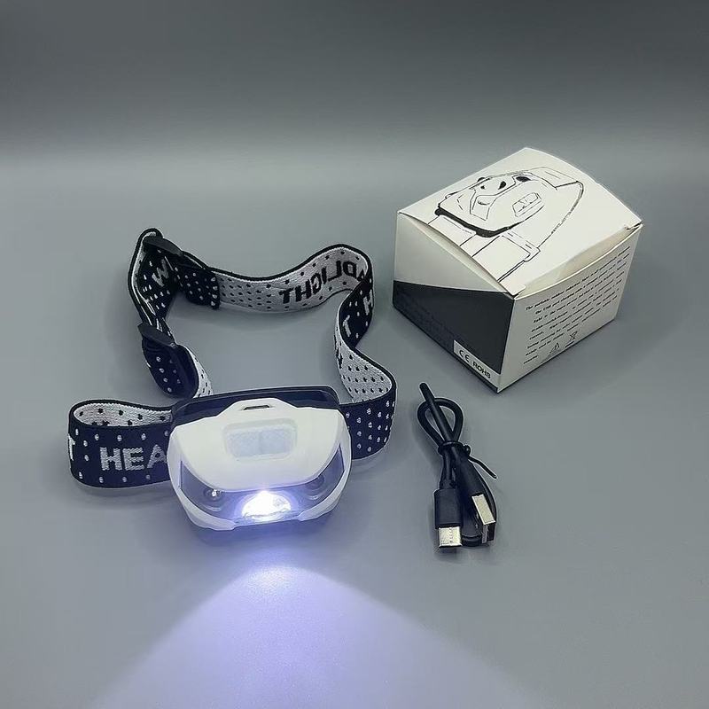 クロスボーダーフクロウヘッドランプ LED 強光誘導ヘッドライト充電式ヘッドマウントフィールドフィッシング特別な超長バッテリー寿命|undefined