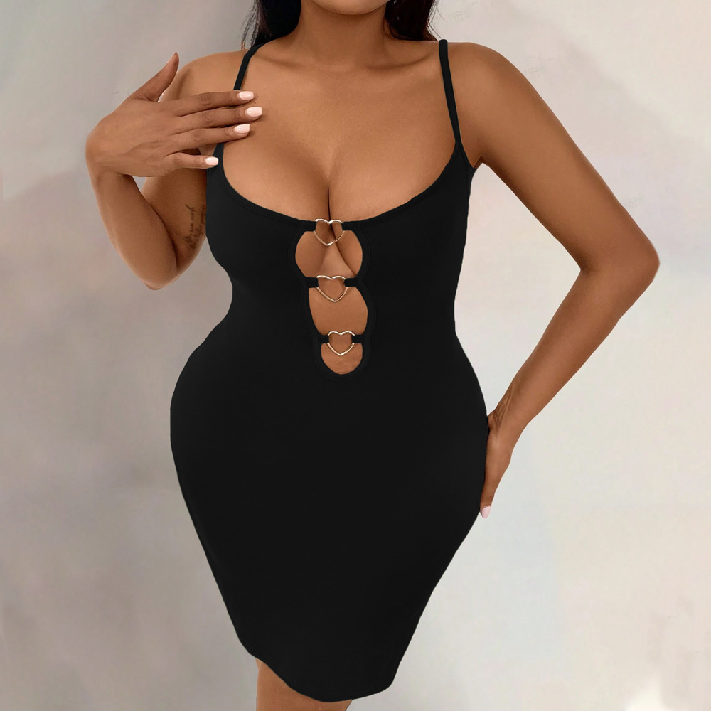 sexy low cut mini dress for plus size Amazon.com: Sexy Plus Size Deep V Plunge Halterneck Scrunch Dress - 1X