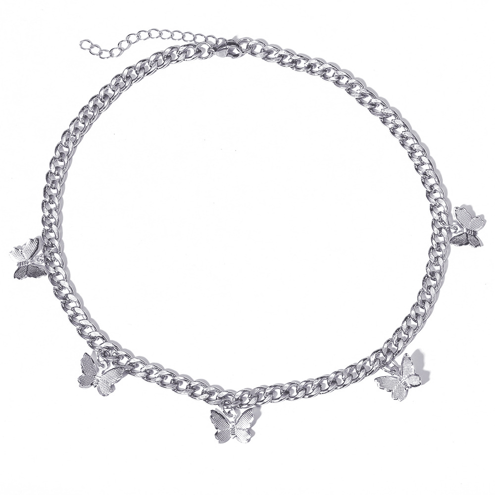 Nihaojewelry fashion butterfly pendant necklace jewelry Wholesale