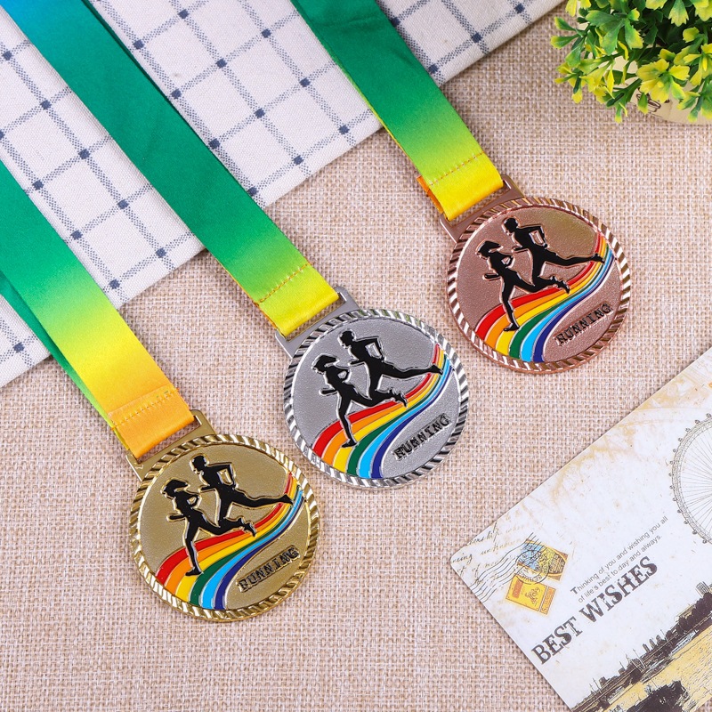 Medalla Metálica Conmemorativa de Aleación de Zinc Personalizable para Eventos Deportivos
