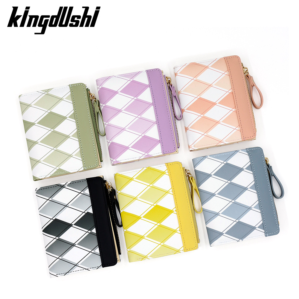 Nuevo tipo de billetera corta para mujeres de alto valor japonés de gran capacidad de cambio doble billetera de tarjetas cartera mayorista