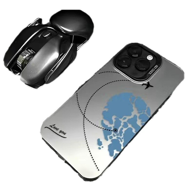 Nuevo estilo europeo y americano adecuado para iPhone 16 funda para teléfono móvil Apple 15promax14 anti-caída 13/12prp creativo 11