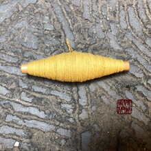 草木染彩色棉线刺子手工线四色梭线吸音海绵新品染绣线编织线DIY