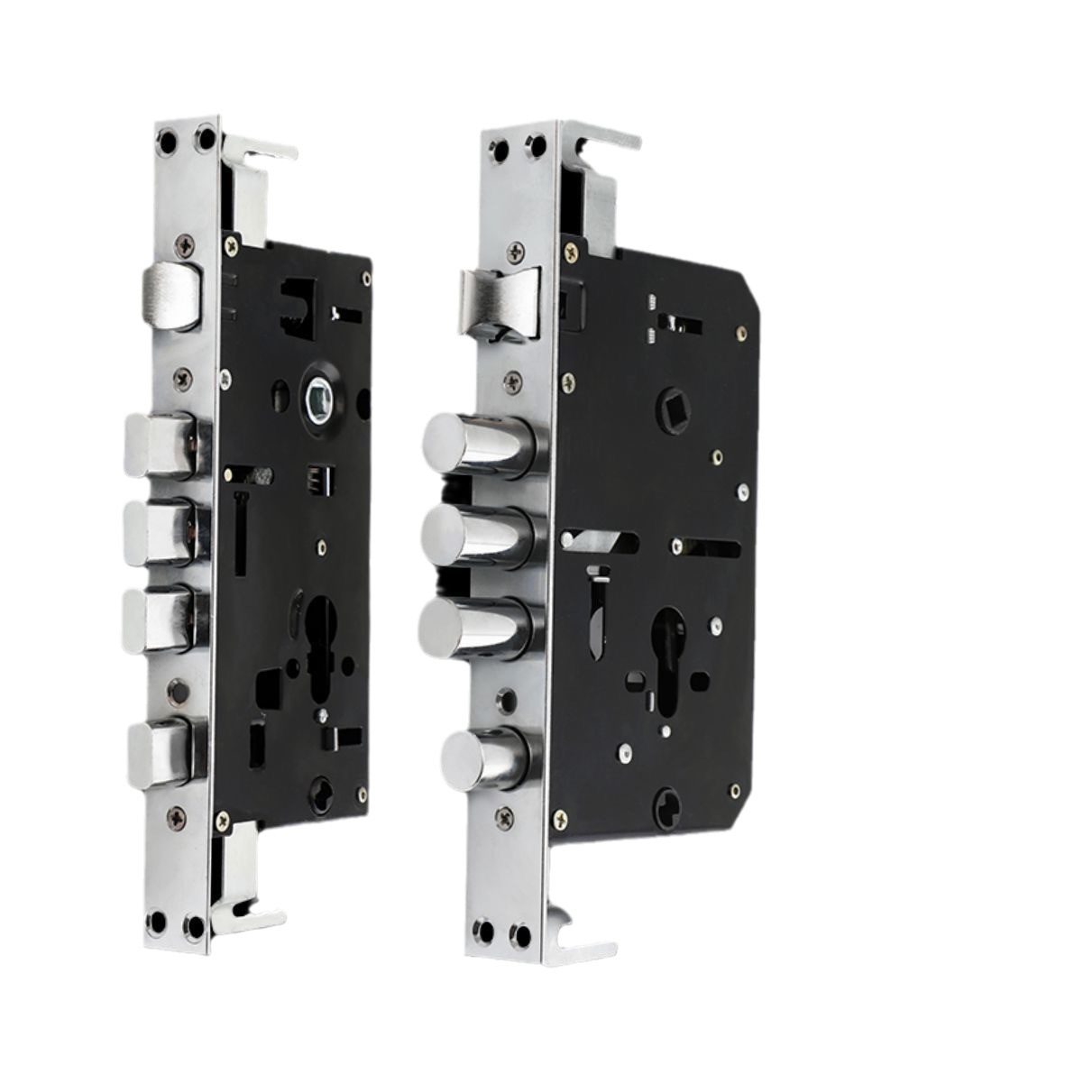 Buyang Wanjia puerta antirrobo cuerpo de la cerradura cilíndrica lengüeta de cobre cuerpo de la cerradura universal cuerpo de la cerradura de un solo agujero cerradura electrónica cuerpo de la cerradura de huellas dactilares al por mayor