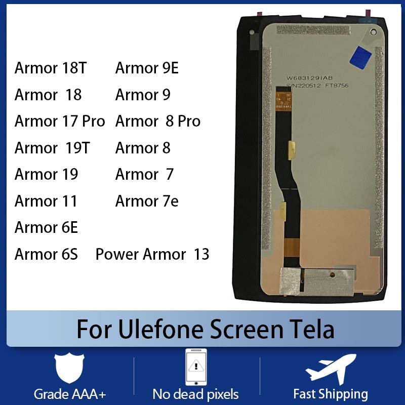 Comercio exterior mayorista aplicable Ulefone Armor 10 / 11 / 18 / 19 Nota conjunto de pantalla de pantalla de teléfono móvil
