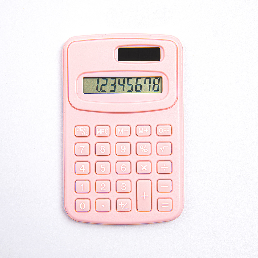 Pequeña mini dopamina de alto valor de dibujos animados lindo oficina financiera portátil calculadora para estudiantes de primaria y secundaria