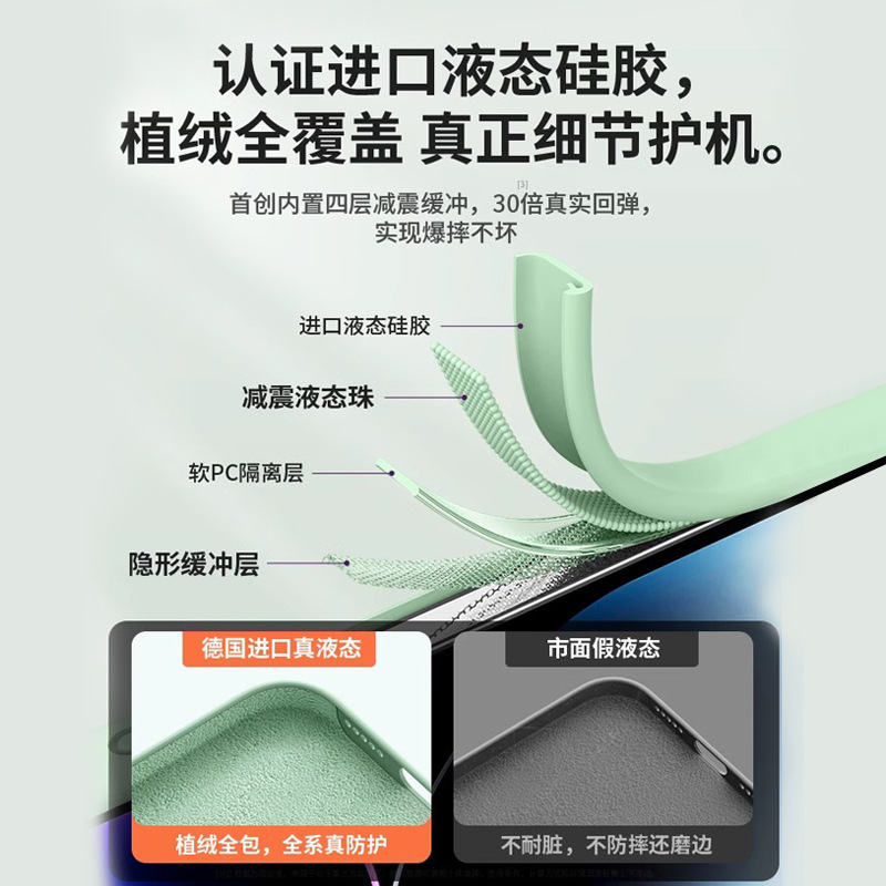 液态硅胶适用苹果手机壳新款感防摔|undefined