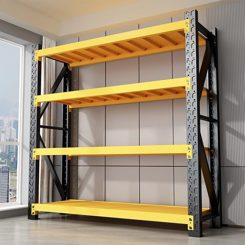 Storage Shelf Storage Rack Multi-layer Storage Rack Household Warehouse Heavy Goods Rack Supermarket Commercial Storage Iron Rack