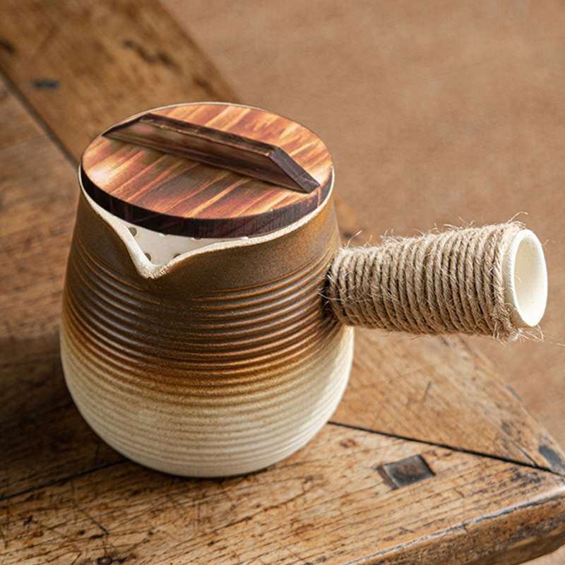 large capacity with lid stove tea brewing pot clay pot side handle pot pot baking milk pot tea yunnan beading pot barbecue milk can