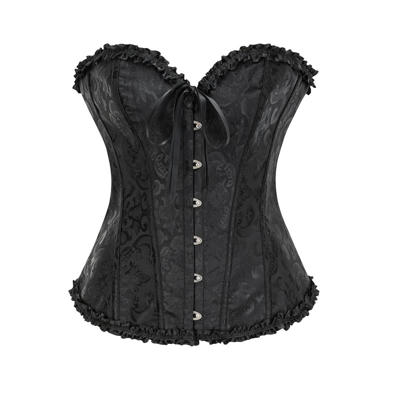 New plus size Palace Strap Push-up Vest Shaper Women's Wedding Dress Retro Tunic Waist Tight Underwear Strapless
