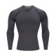 Tight Long-sleeved Men's Crewneck Sports Base Clothes T-shirt Breathable Quick-drying Clothes Sports Training Running Fitness Clothes