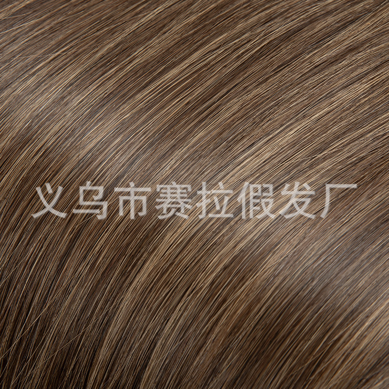 Amazon 新製品ウィッグ女性フルハンドフックロングストレートヘアミドル分けシミュレーショングラデーショングラデーションゴールドメーカー在庫卸売ウィッグ|undefined