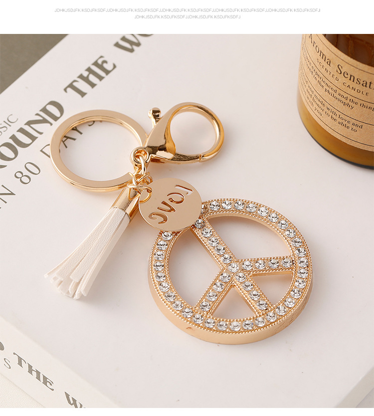 New Style Alloy Geometric Unisex Bag Pendant Keychain display picture 6
