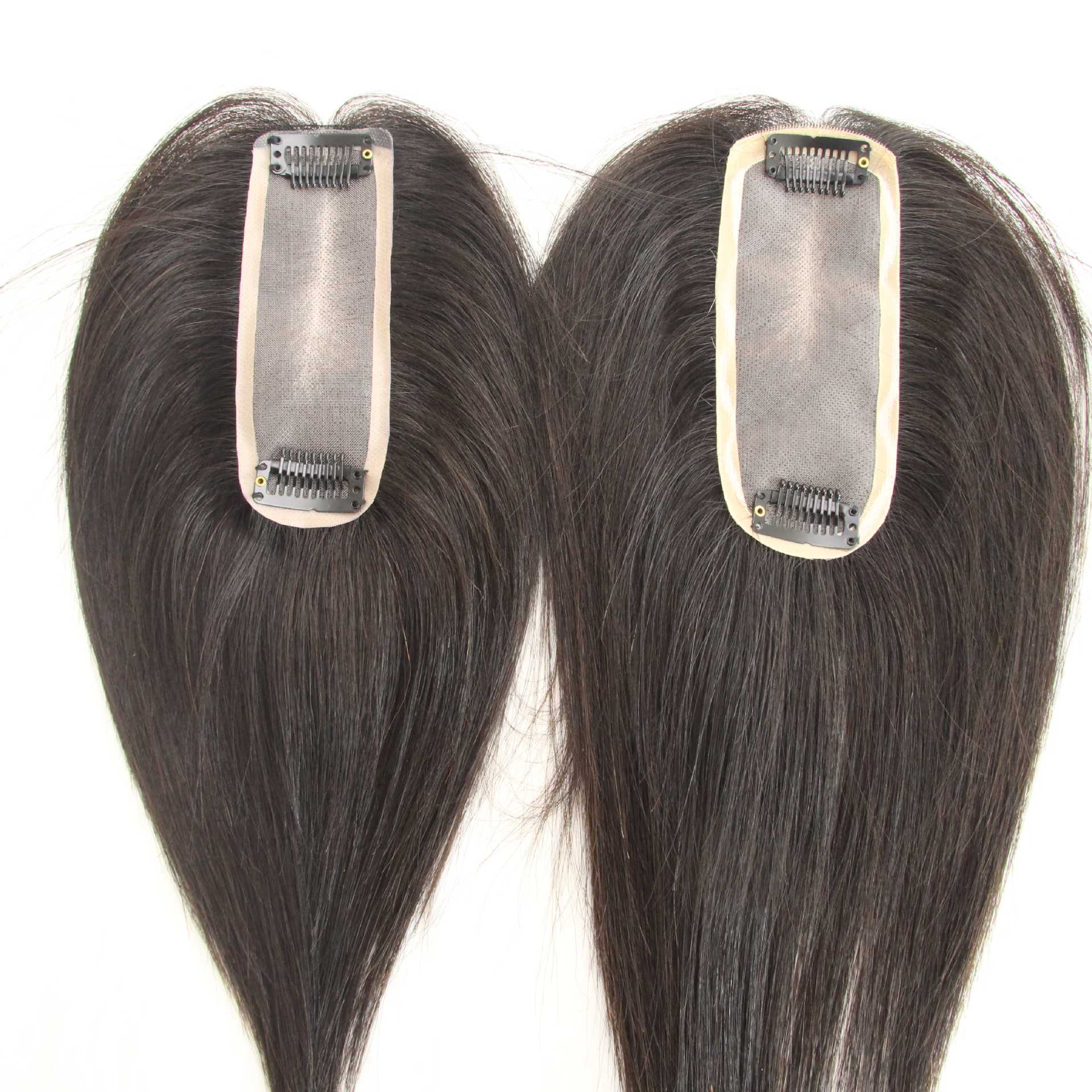 Echthaar Haarteil Mit Pony Zur Abdeckung Von Grauem Haar Volumen_voghion.com