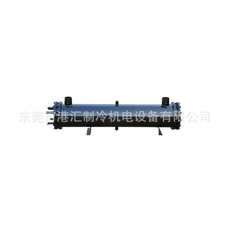 Cold storage radiator shell and tube water-cooled evaporator central air conditioning cooler water cannon evaporator single system 60HP 4