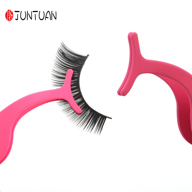 Suministro directo de fábrica rizador de pestañas ayuda de pestañas falsas pinzas de pestañas anti-sacudida de mano arco clip cosmético