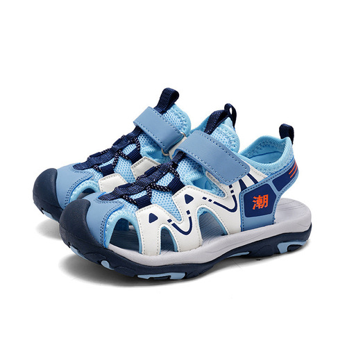 Sporty Boys' Closed-Toe Sandals with Soft Soles – Lightweight, Breathable Kids' Shoes for Summer 2025  
Mid-to-Large Size Girls' Sandals