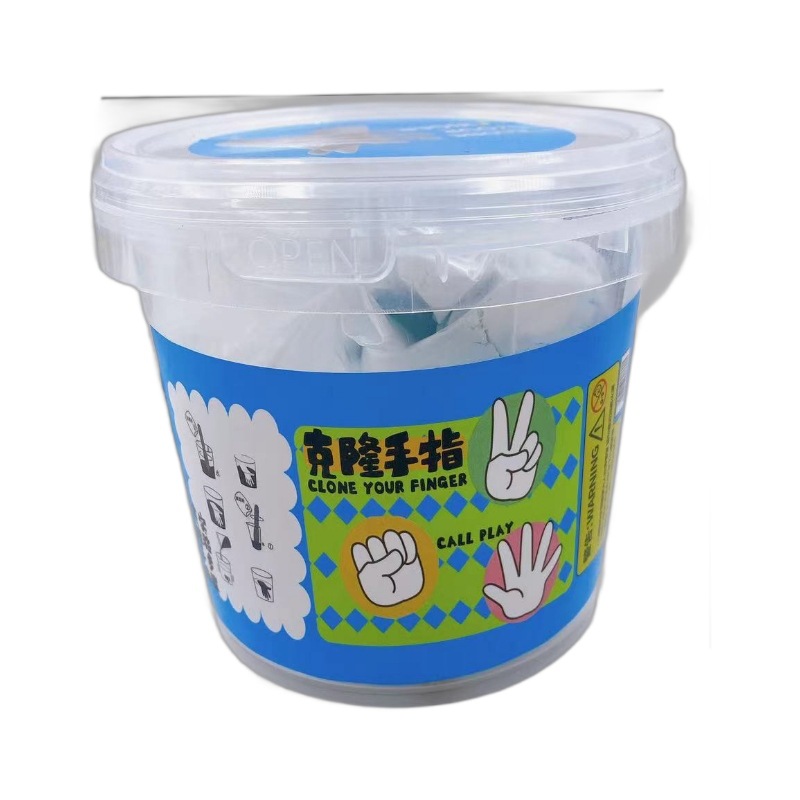 Juguetes de clonación de dedos para niños paquete de materiales modelo de yeso polvo de clonación diy juguetes conmemorativos experimentales científicos